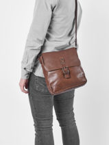 Cross Body Tas Basilic pepper traveler BTRA04-vue-porte