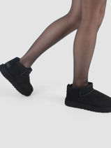 Boots Classic Ultra Mini Uit Leder Ugg women - 01116109-vue-porte