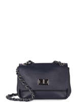 Cross Body Tas Caviar Leder Milano Blauw caviar CA21122