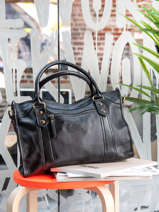 Handtas Cow Leder Basilic pepper cow BCOW22