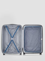 Harde Reiskoffer Air Armour Delsey Blauw air armour 3866-821-vue-porte