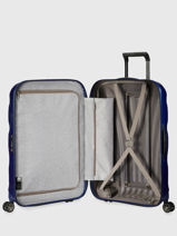 Harde Reiskoffer C-lite Samsonite Blauw c-lite CS2005-vue-porte