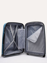 Uitbreidbare Harde Reiskoffer Belmont + Delsey Blauw belmont + 3861821-vue-porte
