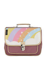 Boekentas 1 Compartiment Caramel et cie Roze boheme FI