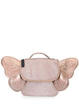 Mini Rugzak Caramel et cie Roze glitter - SBB07-MI