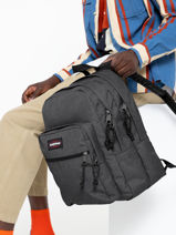 Rugzak Morius 2 Compartimenten Eastpak Grijs authentic EK00040F-vue-porte