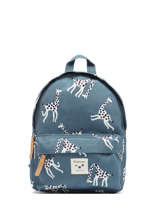 Mini Rugzak Kidzroom Blauw paris stories 2447