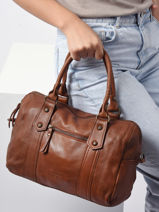 Handtas Cow Basilic pepper Bruin cow BCOW47-vue-porte