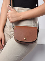 Longchamp Epure Cross bodytas Bruin-vue-porte