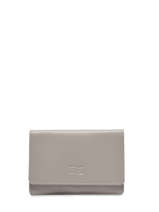 Portefeuille Caviar Leder Crinkles Grijs caviar 14049