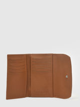 Longchamp Roseau Portefeuille Bruin-vue-porte