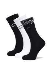Set Van 3 Paar Sokken Calvin klein jeans Zwart socks women 71219849