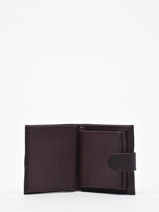 Portefeuille Met Kaarthouder Leder Miniprix Bruin essentiel 8834-vue-porte