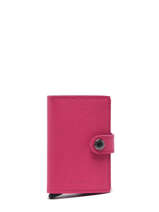 Kaarthouder Leder Secrid Roze crisple K201TC