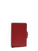 Kaarthouder Twin Original 2 Compartimenten Leder Secrid Rood original TO