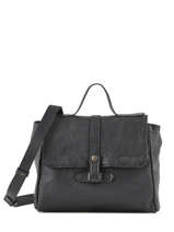 Cross Body Tas Vintage Leder Paul marius Zwart vintage CORNEILL