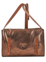 Cross Body Tas L'indispensable Leder Paul marius Bruin vintage INDISPEN