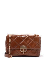 Schoudertas L Moon Leder Vanessa bruno Bruin moon 84V40329