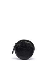 Ronde Portemonnee Nine Leder Milano Zwart nine NI21127N