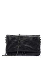 Cross Body Tas Nine Leder Milano Zwart nine NI22112N
