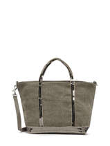 Cross Body Tas Baby Cabas Linnen Vanessa bruno Beige cabas lin 31V40410