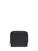 Portefeuille Leder Crinkles Zwart caviar 14250