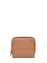 Portefeuille Leder Crinkles Bruin caviar 14250
