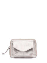 Portemonnee Leder Pieces Zilver naina 17117178
