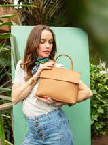 Cross Body Tas Clarita Leder Nathan baume Bruin nathan 18