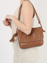 Cross Body Tas Stockholm Basilic pepper Bruin stockolm BSTO02-vue-porte