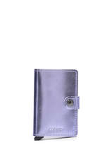 Kaarthouder Metallic Leder Secrid Violet metal MME