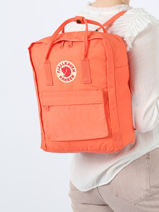Rugzak Knken 1 Compartiment Fjallraven Oranje kanken 23510-vue-porte