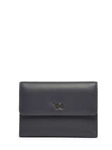 Portefeuille Leder Yves renard Blauw foulonne QBAA3028
