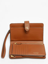 Portefeuille Tech Leder Lauren ralph lauren Bruin dryden 32916514-vue-porte