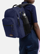 Rugzak 2 Compartimenten Met 15" Laptopvak Eastpak Blauw authentic K40F-vue-porte