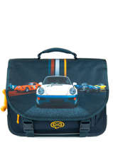 Boekentas 2 Compartimenten Lily Boys Stones and bones Blauw boys B
