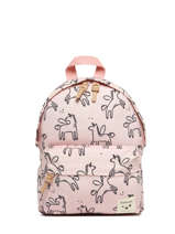 Mini Rugzak Kidzroom Roze paris beasties 2042171