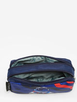 Pennenzak 2 Compartimenten Caramel et cie Blauw fier GA-vue-porte