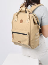 Personaliseerbare Rugzak Adventurer Medium Cabaia Beige adventurer MW-vue-porte