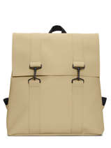 Msn Bag - Rugzak 1 Compartiment Met 15" Laptopvak Rains Beige city 13300