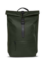 Rugzak 1 Compartiment Met 14" Laptopvak Rains Groen city 13320