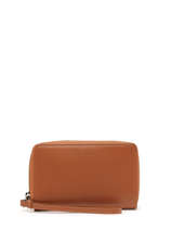 Portefeuille Leder Lancaster Beige paris pm 25