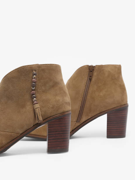 Enkellaarsjes Met Hak Natax Uit Leder Mam'zelle Bruin women CSIRI54 ander zicht 1