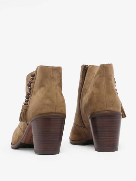 Enkellaarsjes Met Hak Natax Uit Leder Mam'zelle Bruin women CSIRI54 ander zicht 4