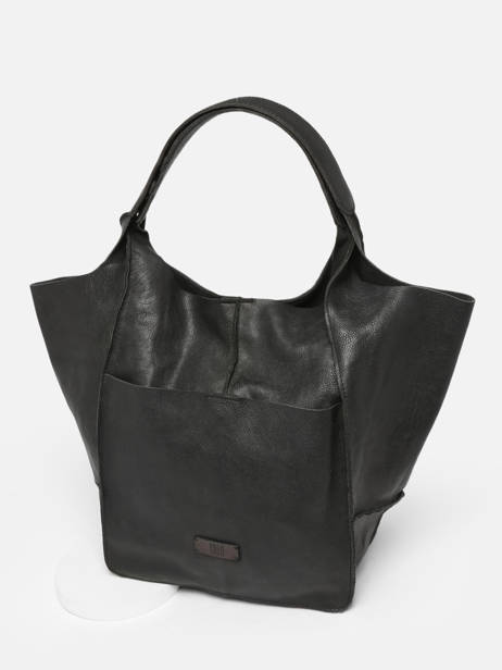 Schoudertas Heritage Leder Biba Zwart heritage HOM1L ander zicht 2