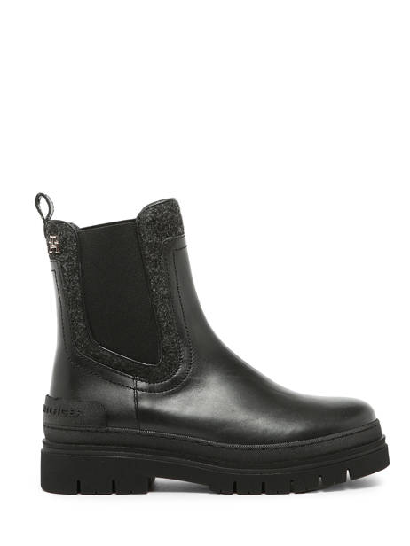 Chelsea Boots Uit Leder Tommy hilfiger Beige women 7655BDS