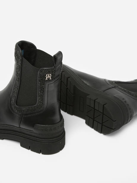 Chelsea Boots Uit Leder Tommy hilfiger Beige women 7655BDS ander zicht 1