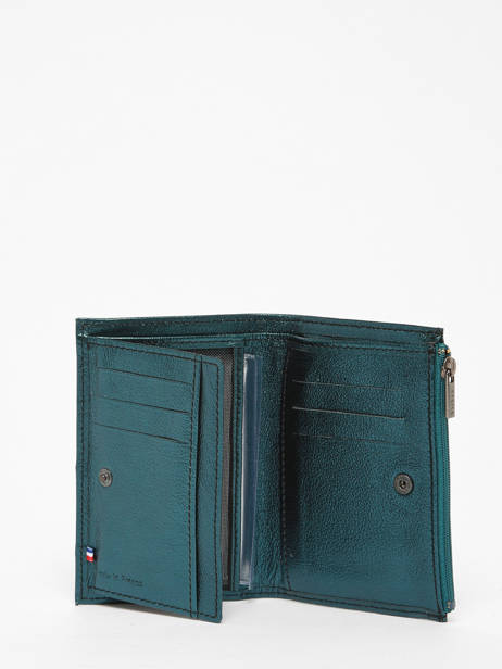 Portefeuille Leder Etincelle Irisée Etrier Blauw etincelle irisee EETI619 ander zicht 1