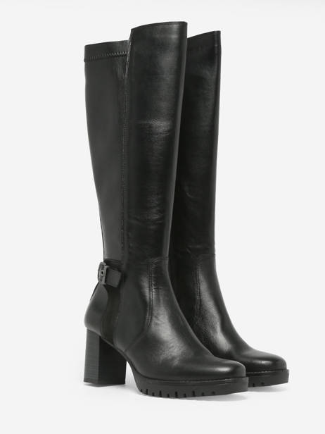 Laarzen Met Hak Evie Uit Leder Dorking Zwart theme D8955 ander zicht 2
