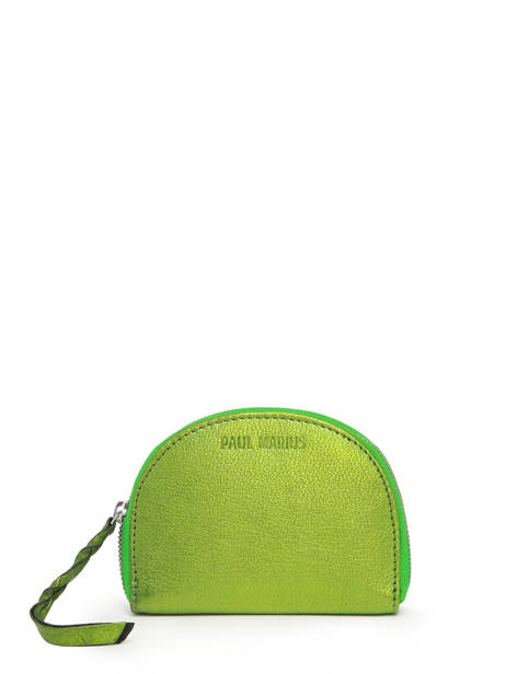 Portefeuille Manon Leder Paul marius Groen vintage MANON